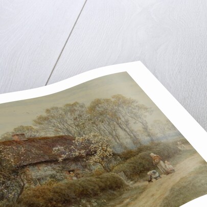 A Cottage at Freshwater Gate, 1891 by Helen Allingham