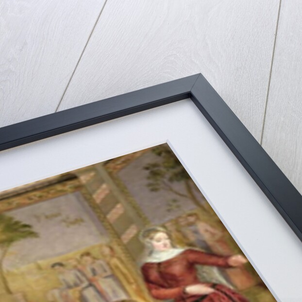 Berengaria's alarm for the safety of her husband, Richard Coeur de Lion, 1850 by Charles Alston Collins