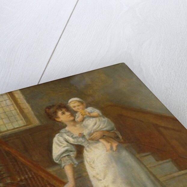 On the Staircase by George Goodwin Kilburne