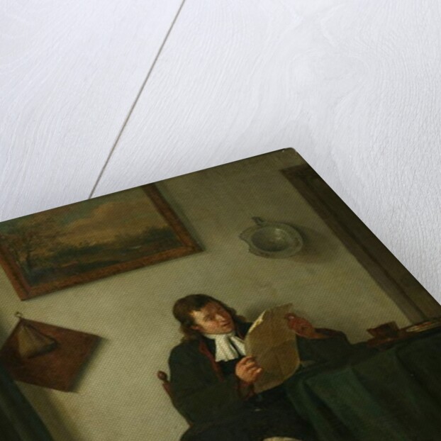 Interior with a Man Reading, 1784 or 1789 by Jan the Younger Ekels