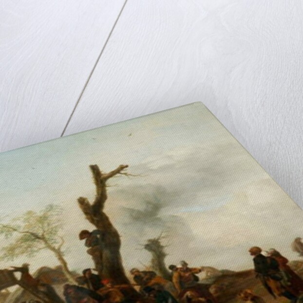 Merry Company Before an Inn, 1646 by Philips Wouwermans or Wouwerman