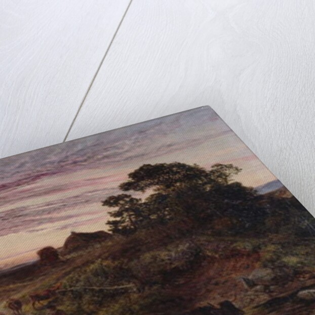 Cattle Fording a Stream, 1862 by Henry Moore