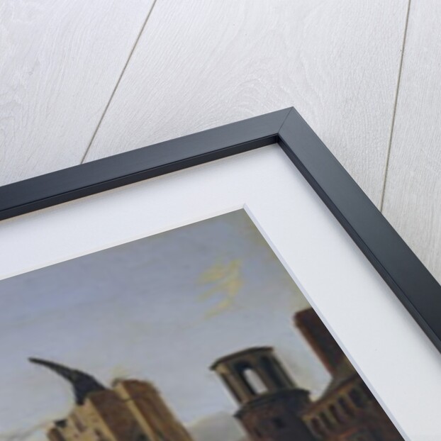 A street in Cologne with the unfinished cathedral in the centre, 1684 by Jan van der Heyden