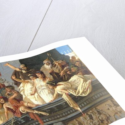 The Chariot Race, c.1882 by Alexander von Wagner