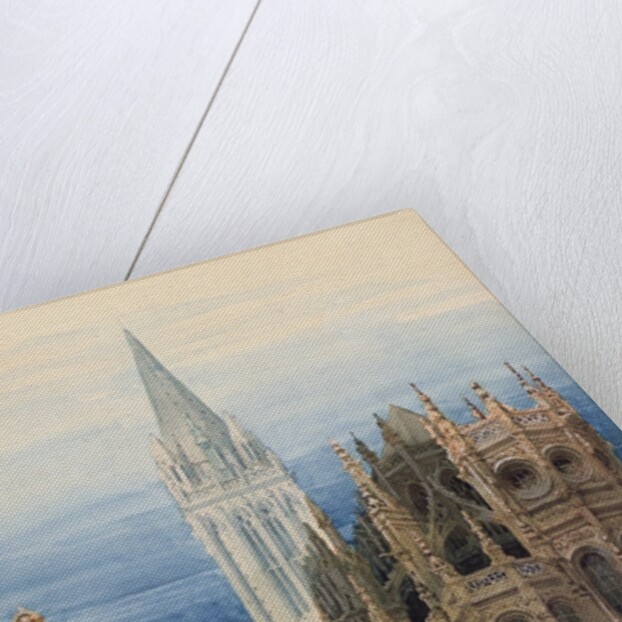 St. Pierre, Caen, 1830 by David Roberts