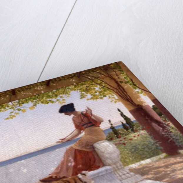 On the Balcony, 1898 by John William Godward