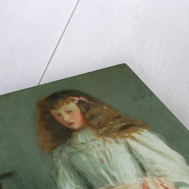 A Young Girl in a White Dress, 1892 by Philip Wilson Steer