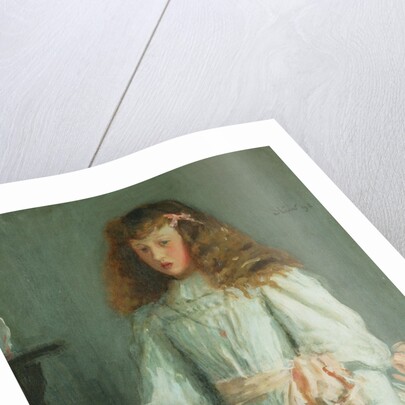 A Young Girl in a White Dress, 1892 by Philip Wilson Steer