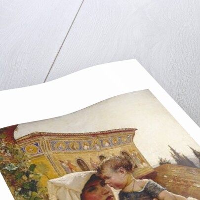 An Italian Mother and Child, 1886 by Annie Louisa Swynnerton