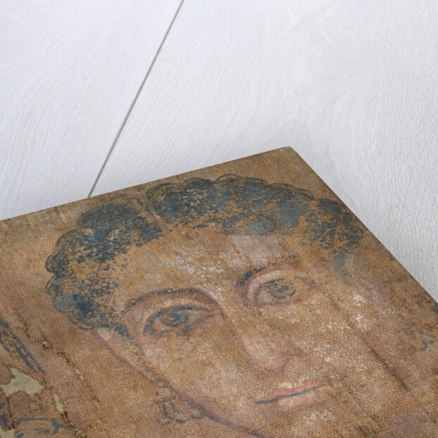 Head of a young woman, c.100-300 by Egyptian Egyptian