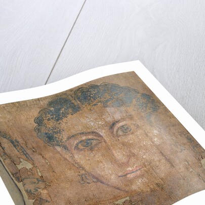 Head of a young woman, c.100-300 by Egyptian Egyptian