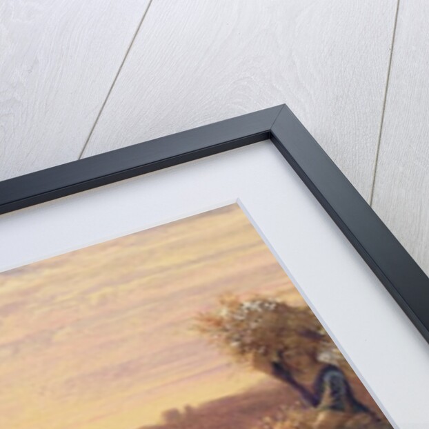 Sunset over the Gleaning Fields, 1855 by Samuel Palmer