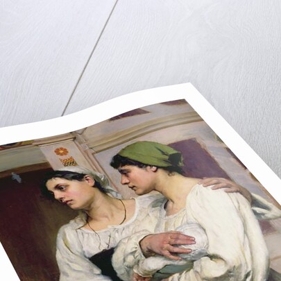 Italian women in church by Susan Isabel Dacre