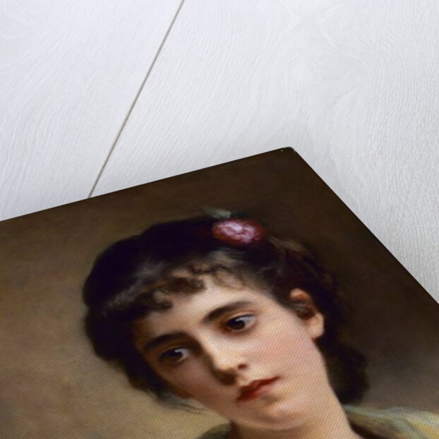 Head of a girl by Gustave Jacquet