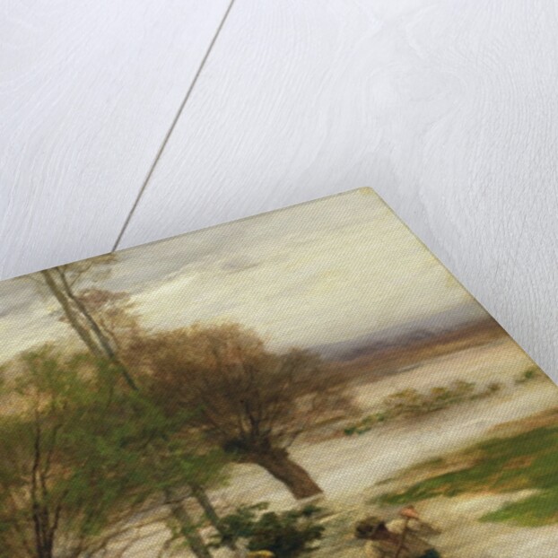 A Flood, 1876 by Leon Augustin Lhermitte