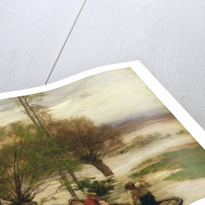 A Flood, 1876 by Leon Augustin Lhermitte