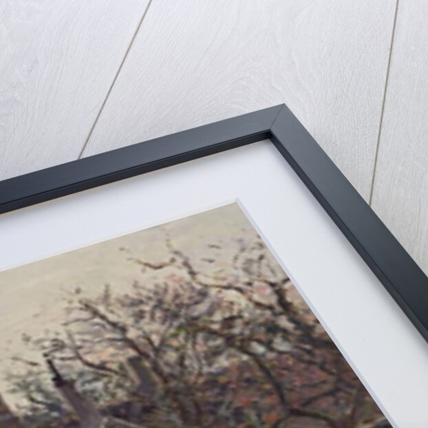 A Village Street, Louveciennes, 1871 by Camille Pissarro