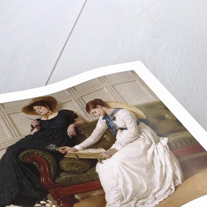 The Language of Flowers, 1885 by George Dunlop Leslie