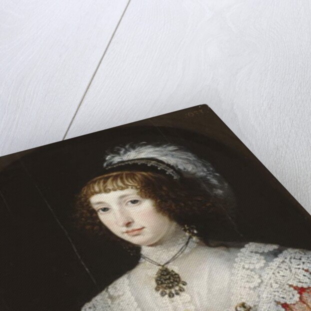 A Young Lady with a Plumed Headdress, 1633 by English School
