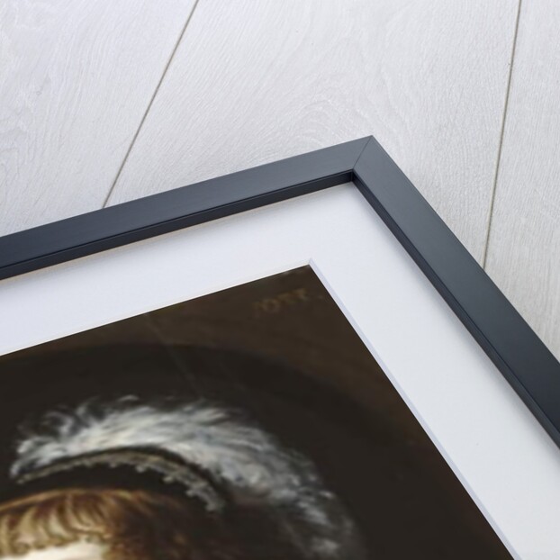 A Young Lady with a Plumed Headdress, 1633 by English School