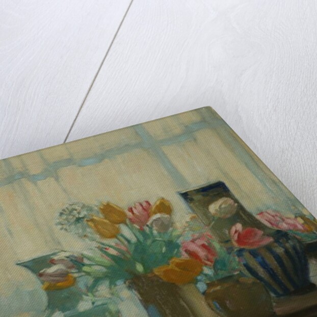 Flowers in the Window, 1922 by Hugh Wallis