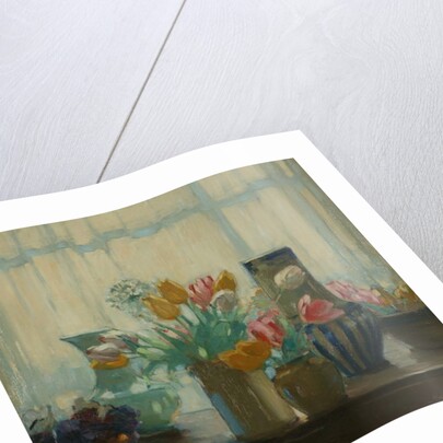 Flowers in the Window, 1922 by Hugh Wallis