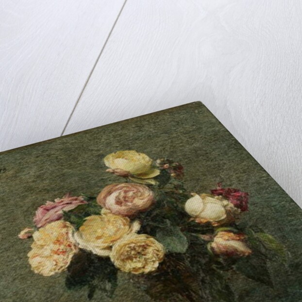 Still Life: Roses in a Glass Vase, 1879 by Ignace Henri Jean Fantin-Latour