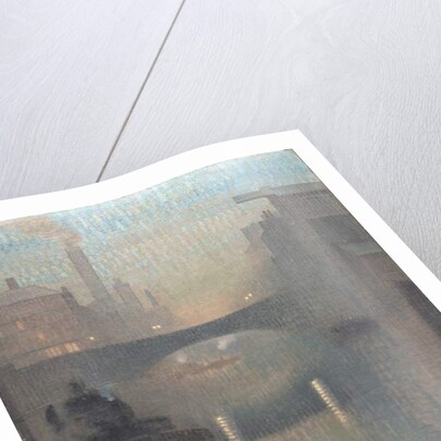 Bailey Bridge, Manchester, 1912 by Adolphe Valette