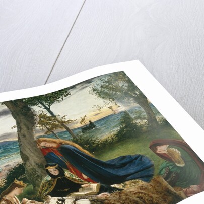 Le Morte d'Arthur, 1860 by James Archer