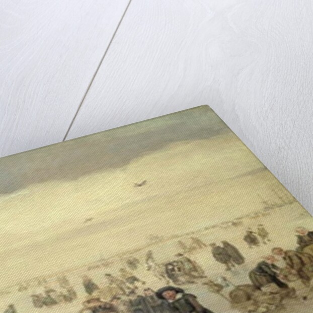 Winter Scene with Numerous Figures on the Ice, c.1600-31 by Arent Arentsz