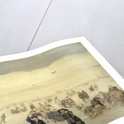 Winter Scene with Numerous Figures on the Ice, c.1600-31 by Arent Arentsz
