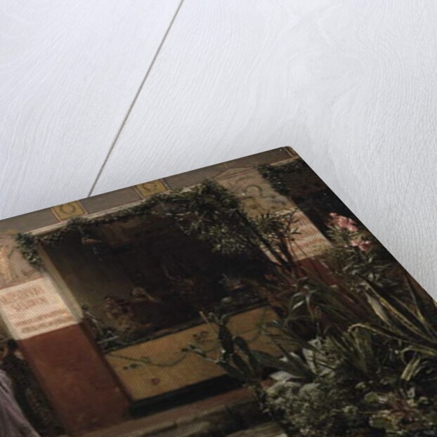 A Roman Flower Market, 1868 by Lawrence Alma-Tadema