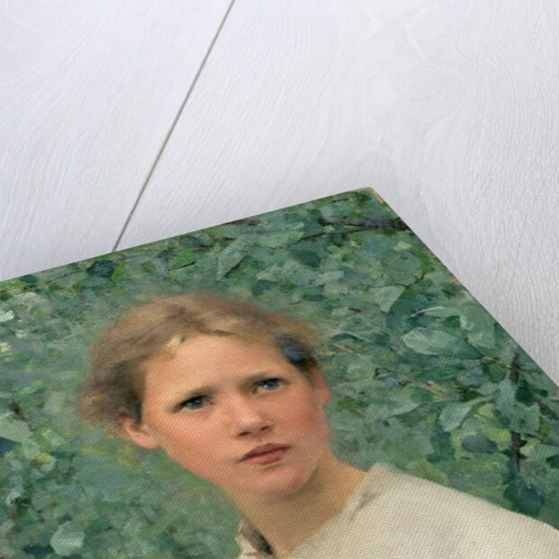 A Girl's Head, 1886 by George Clausen