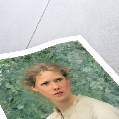 A Girl's Head, 1886 by George Clausen