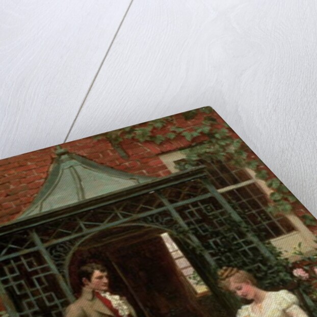 On the Threshold, 1900 by Edmund Blair Leighton