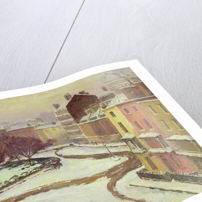 Snow in Hanover Square, London, 1926 by Frederick James Porter