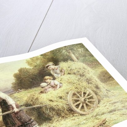 Haytime, c.1860 by Myles Birket Foster