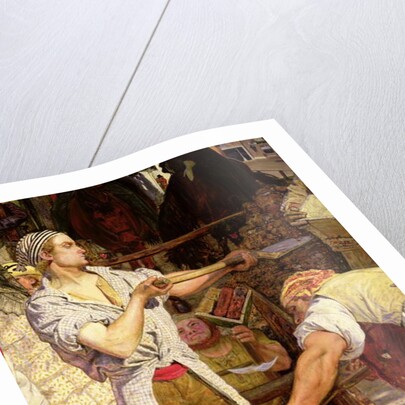 Work: Workman with Carnation in his Mouth, 1852-65 by Ford Madox Brown