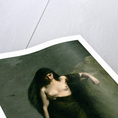 Sappho, 1877 by Charles Auguste Mengin