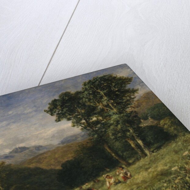 Haymaking near Conway, 1852-53 by David Cox