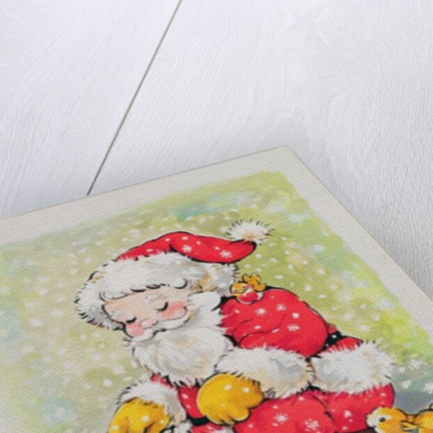 Father Christmas with Animals by Diane Matthes