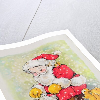 Father Christmas with Animals by Diane Matthes