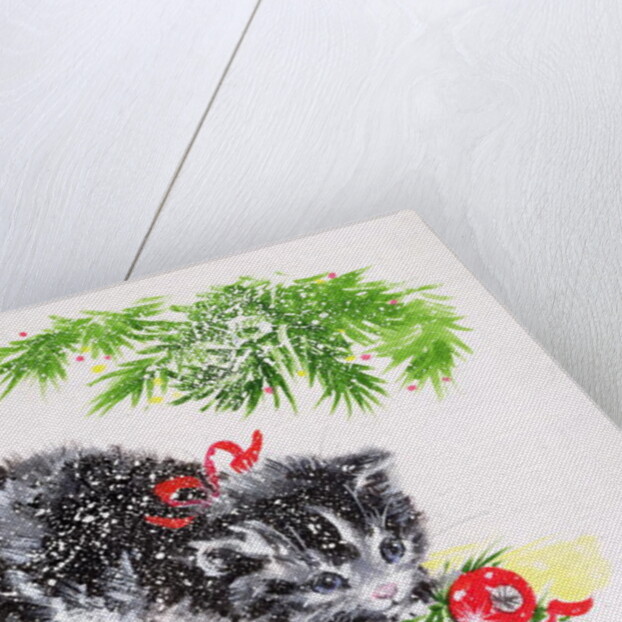 Christmas Kitten by Diane Matthes