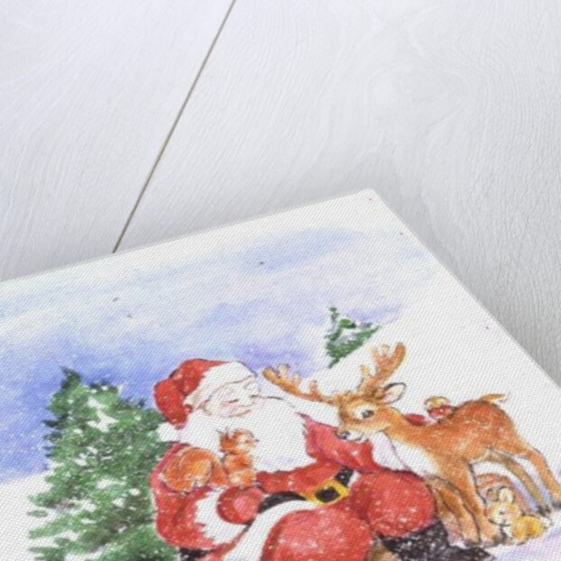 Santa and Friends by Diane Matthes