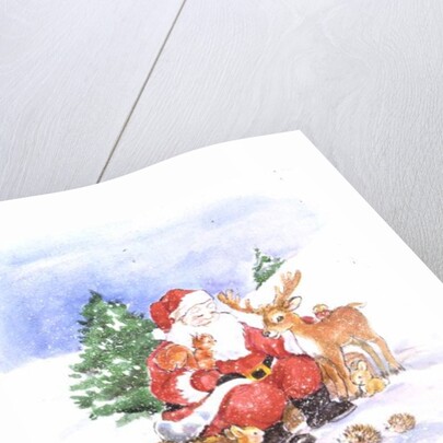 Santa and Friends by Diane Matthes