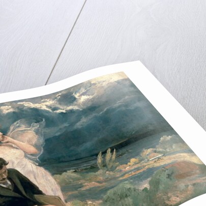 Painter with Muse, 1905 by Wincenty Wodzinowsky