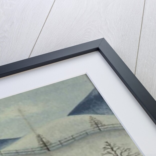 Gypsy Caravans in the Snow, 1981 by Mark Baring