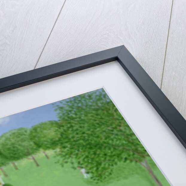 The Cricket Match, 1981 by Mark Baring