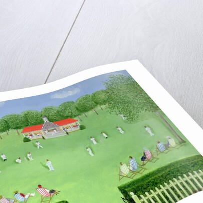 The Cricket Match, 1981 by Mark Baring