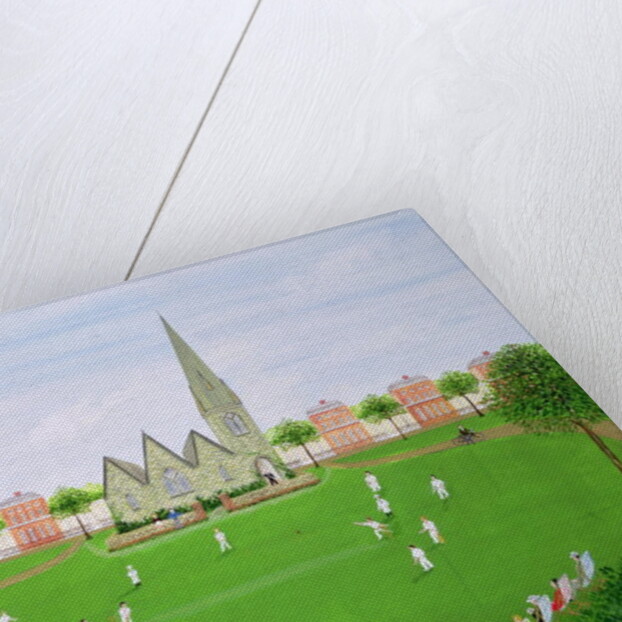 Cricket on Blackheath, 1993 by Mark Baring